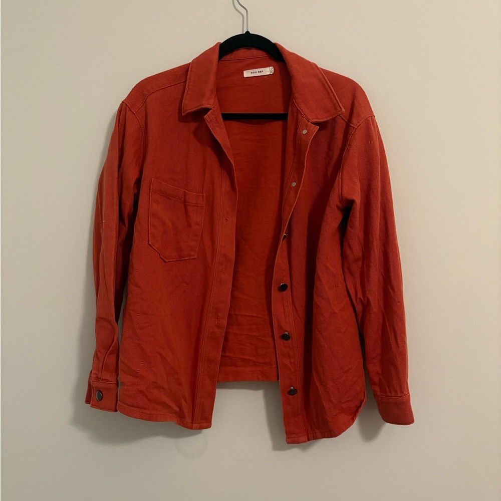 Red Button-Up Shirt
